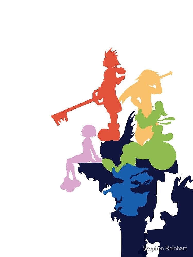 Imagen 5 de 5, Camiseta gráfica con la obra Kingdom Hearts Stylized Cover Art, diseñada y vendida por -Ernest.