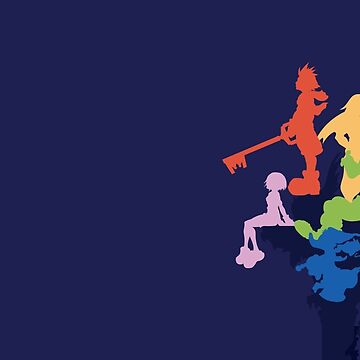 Imagen de la obra Kingdom Hearts Stylized Cover Art de Stephen Reinhart