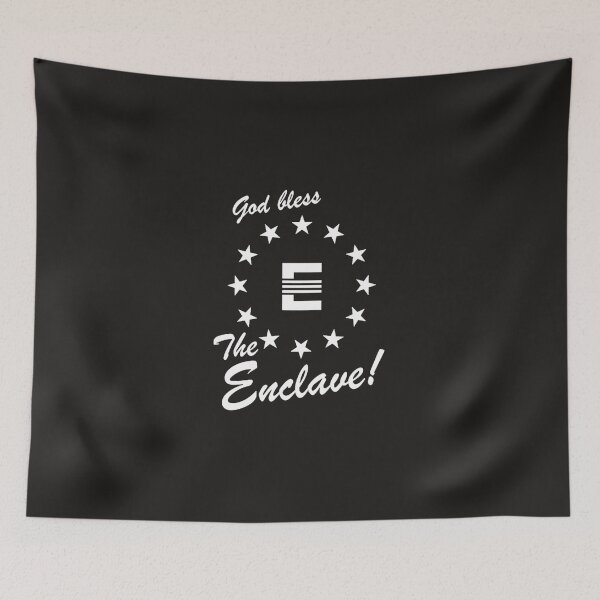 Item preview, God Bless The Enclave logo - High quality Essential T-Shirt designed and sold by PeerCarlsson.