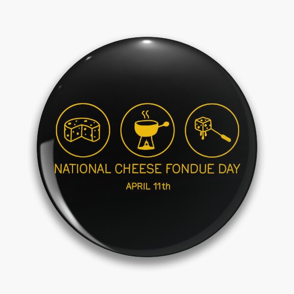 Item preview, National Cheese Fondue Day designed and sold by ValentinaHramov.