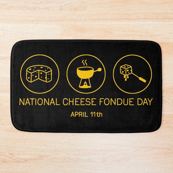 Item preview, National Cheese Fondue Day designed and sold by ValentinaHramov.