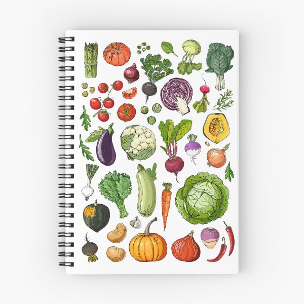 Item preview, Poster drawings of food on a white background. Vegetables, herbs and spices designed and sold by IrinaVaneeva.