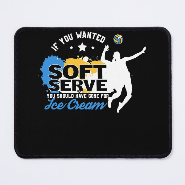 Item preview, Funny Volleyball Gift Graphic Soft Serve Ice Cream Joke Classic T-Shirt designed and sold by jacksrome6.