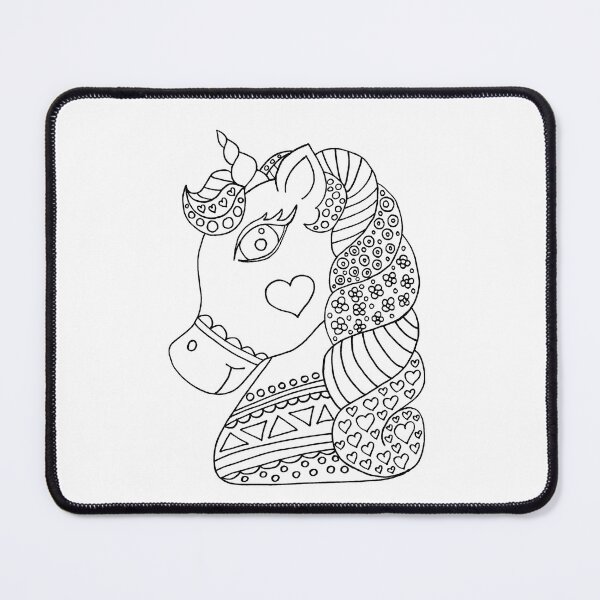 Item preview, Color your own unicorn design designed and sold by PurrfectCorner.