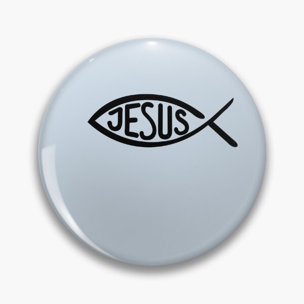 Item preview, Jesus fish Sticker designed and sold by Kevudamus.