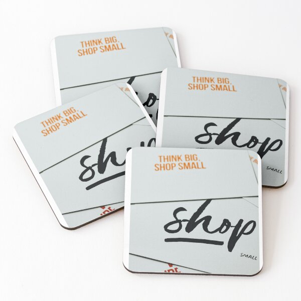 Item preview, Think big shop small designed and sold by FruitSprout.