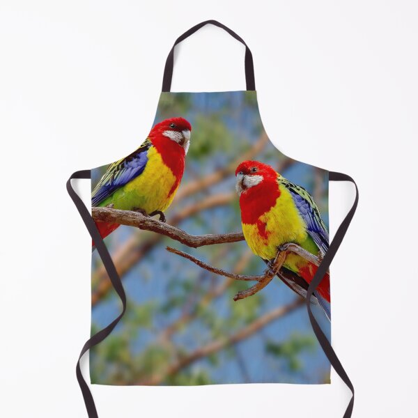 Item preview, Beautiful Eastern Rosella pair, Platycercus eximius, White Cheeked Rosella designed and sold by Orianah.