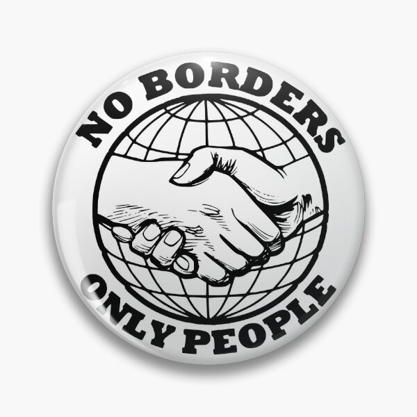 Item preview, No Borders - Only People (Black Variant) designed and sold by jacquesi97.