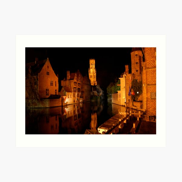 Rozenhoedkaai (Bruges) Art Print