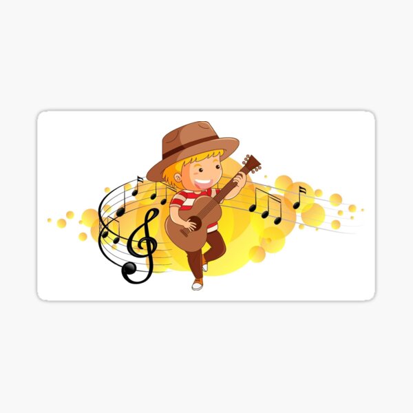 Guitarist Sticker
