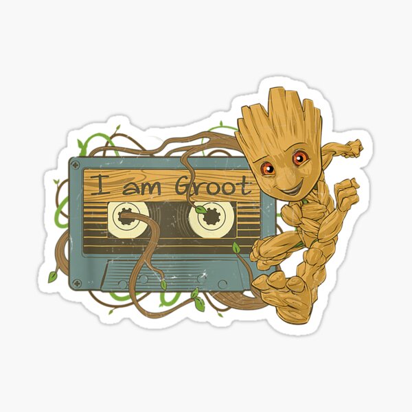 of the Galaxy I Am Mixtape T-Shirt Sticker