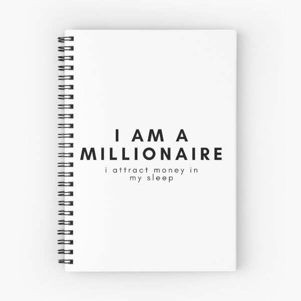 Item preview, I am a millionaire I attract money in my sleep designed and sold by uranus-art.