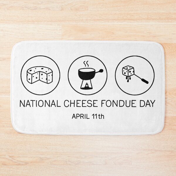 Item preview, National Cheese Fondue Day designed and sold by ValentinaHramov.