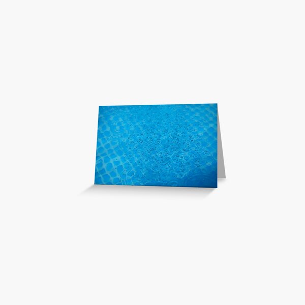 Bubbly Blue Greeting Card