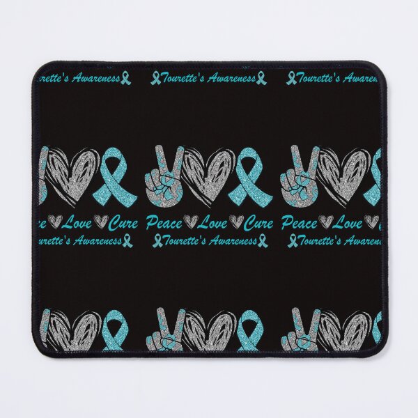 Item preview, Peace Love cure Tourette Syndrome Awareness designed and sold by DesignByMai.