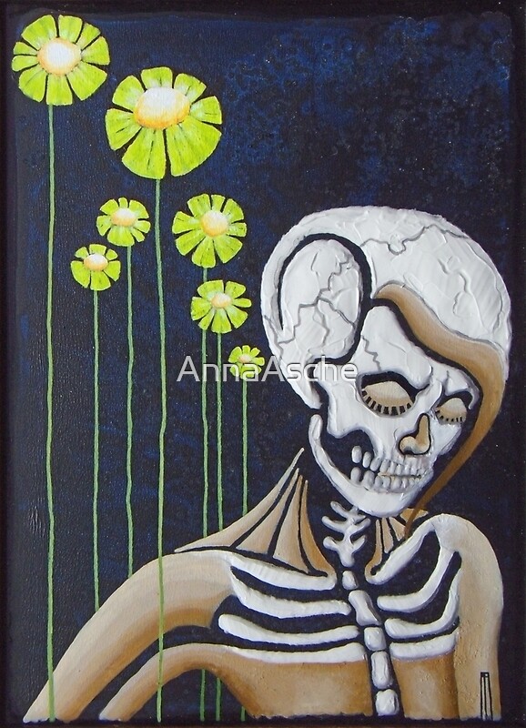 "Flowers on my grave" by AnnaAsche Redbubble