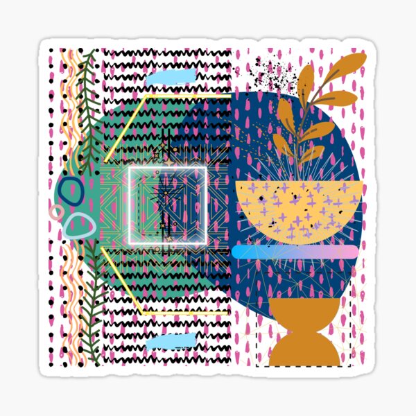 Surrealist Art Sticker