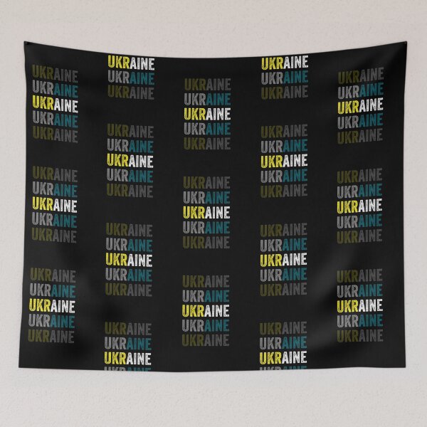 Item preview, Ukraine Typography designed and sold by CaratCo.