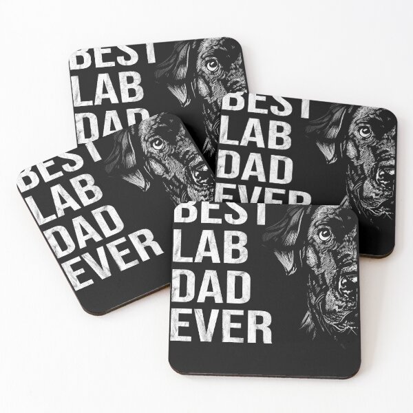 Item preview, Best Lab Dad Ever Labrador Silhouette Dog Lover Pet designed and sold by RJ-Art.