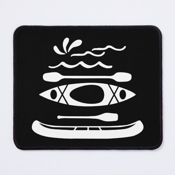 Item preview, Kayaking Icon Black White designed and sold by Joanna-Asia.