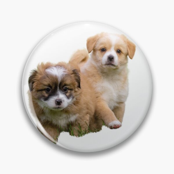 Item preview, pictures of two cute puppies designed and sold by JAG2B.