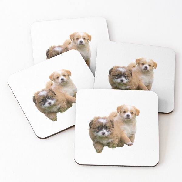 Item preview, pictures of two cute puppies designed and sold by JAG2B.