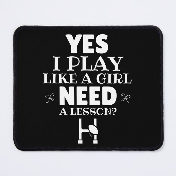 Item preview, Rugby: Yes, I play like a girl. Need a lesson?  designed and sold by TheGreenGoat.