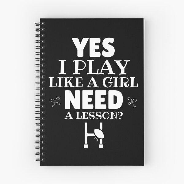 Item preview, Rugby: Yes, I play like a girl. Need a lesson?  designed and sold by TheGreenGoat.