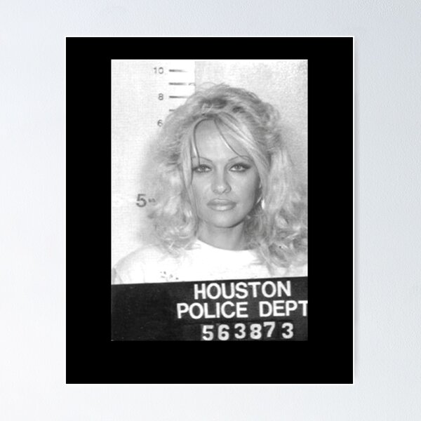 Item preview, Pamela Anderson Mugshot  - Baywatch Beaches Be Crazy - David Bowie Mugshot - Baywatch designed and sold by Monili98.