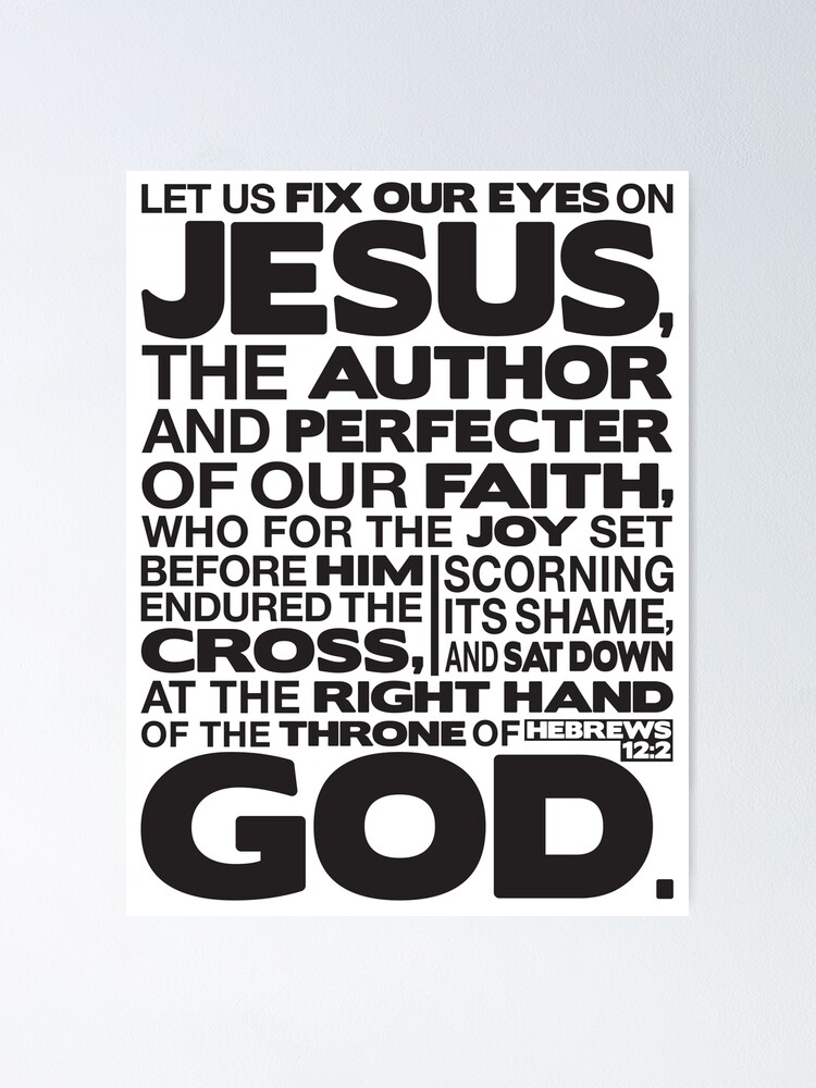 Let Us Fix Our Eyes on Jesus Hoodie Christian Sweatshirt Let Us Fix Our Eyes on Jesus Hoodie Christian Sweatshirt