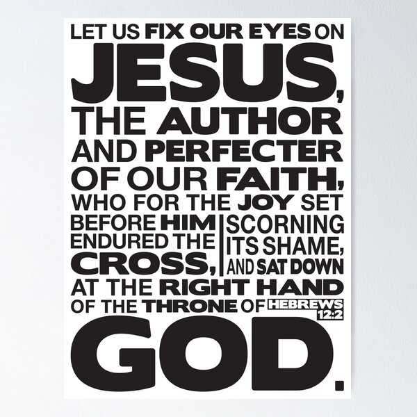 Let Us Fix Our Eyes On Jesus Tote Bag Let Us Fix Our Eyes On Jesus Tote Bag