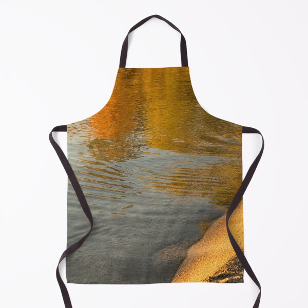 Item preview, Autumnal Silks - Jewel Toned Wavelets and Ripplets at the Beach designed and sold by Georgia Mizuleva.