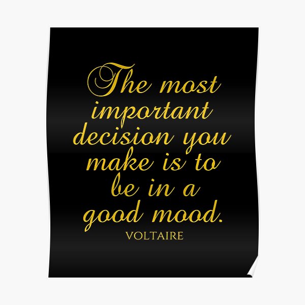 Posters Sur Le Theme Citation De Voltaire Redbubble