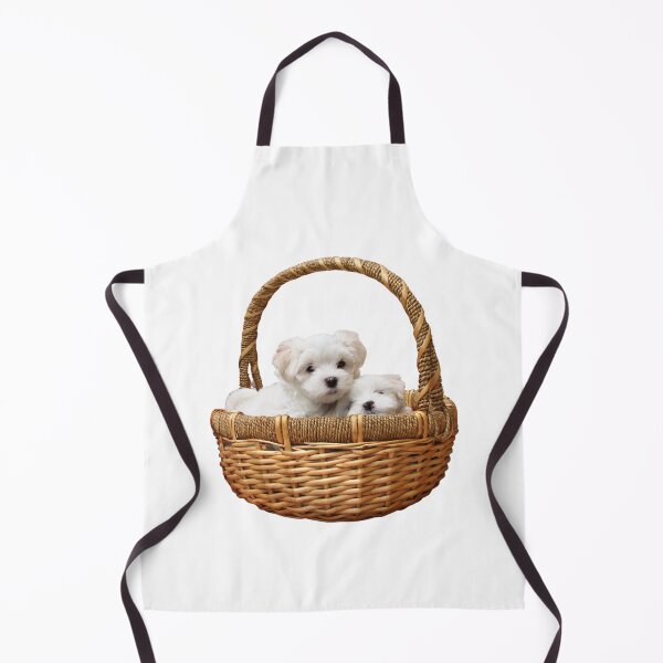 Item preview, two puppies in a basket designed and sold by JAG2B.