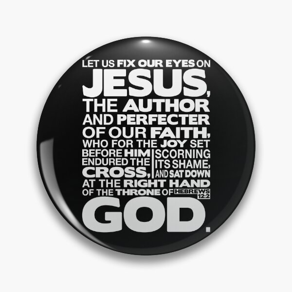 Item preview, Hebrews 12:2 Let Us Fix Our Eyes On Jesus designed and sold by plushism.