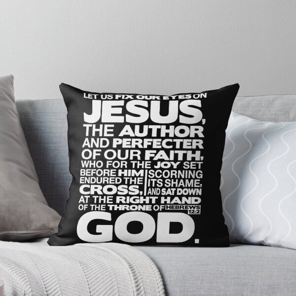 Item preview, Hebrews 12:2 Let Us Fix Our Eyes On Jesus designed and sold by plushism.