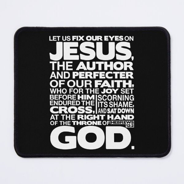 Item preview, Hebrews 12:2 Let Us Fix Our Eyes On Jesus designed and sold by plushism.