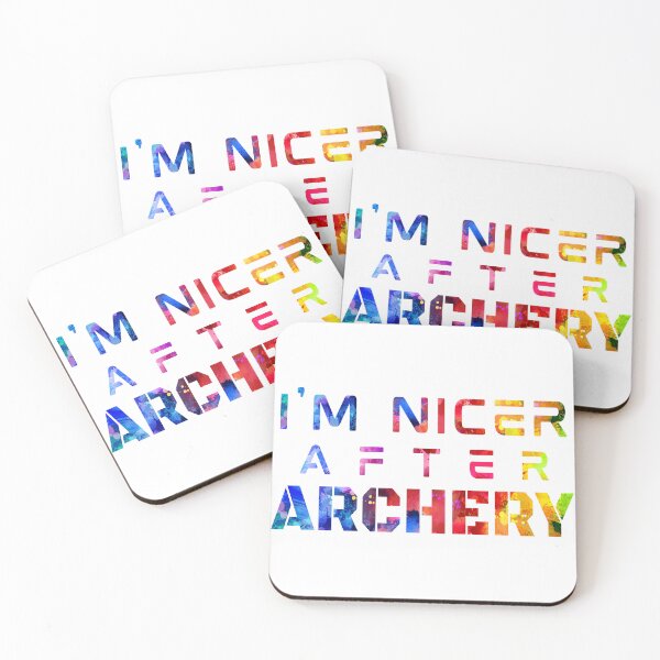 Item preview, I'm Nicer After Archery watercolor designed and sold by Joanna-Asia.