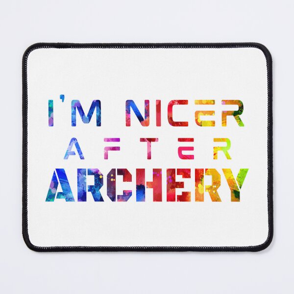 Item preview, I'm Nicer After Archery watercolor designed and sold by Joanna-Asia.