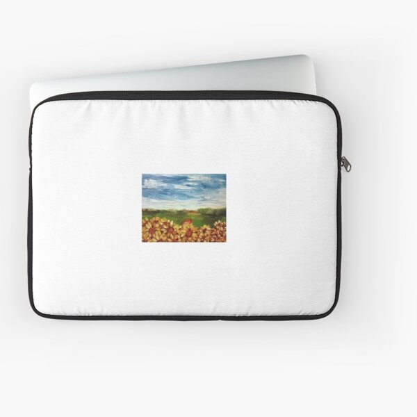 Item preview, Sunflower Field Oil Painting FINGER PAINTED designed and sold by Katherine Piatkowski.