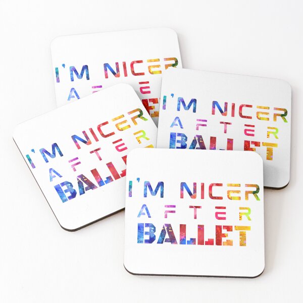 Item preview, I'm Nicer After Ballet watercolor designed and sold by Joanna-Asia.