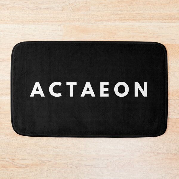 Item preview, Actaeon Greek Mythology Demigod White Typography designed and sold by OnyxMoonDesigns.