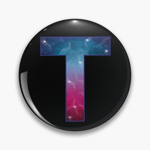 Item preview, Galaxy letter "T" monogram designed and sold by Maelyn-Couch.