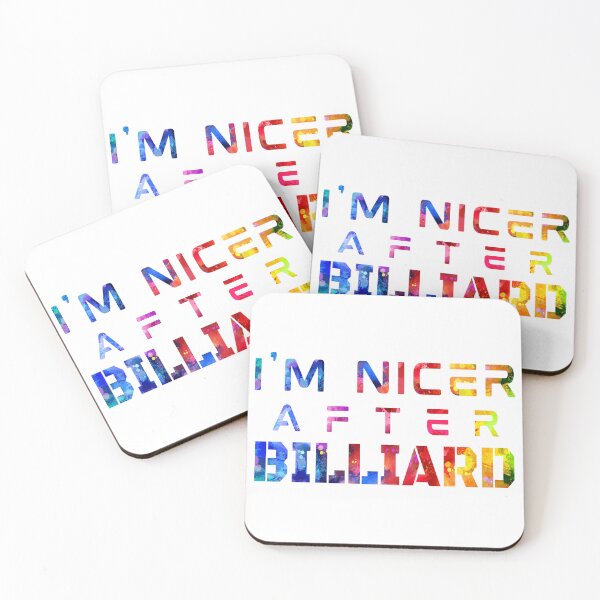 Item preview, I'm Nicer After Billiard watercolor designed and sold by Joanna-Asia.