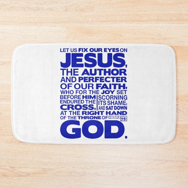 Item preview, Hebrews 12:2 Let Us Fix Our Eyes On Jesus designed and sold by plushism.
