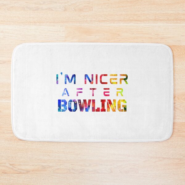 Item preview, I'm Nicer After Bowling watercolor designed and sold by Joanna-Asia.