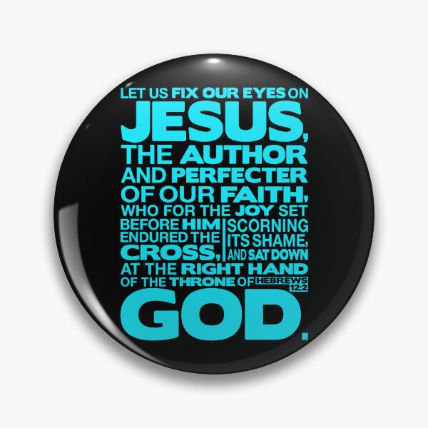 Item preview, Hebrews 12:2 Let Us Fix Our Eyes On Jesus designed and sold by plushism.