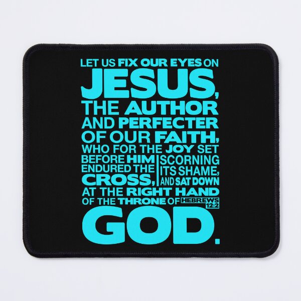 Item preview, Hebrews 12:2 Let Us Fix Our Eyes On Jesus designed and sold by plushism.