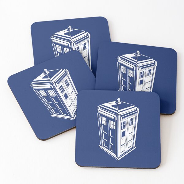 Item preview, Metropolitan Police Box - Dr Time Machine (White) - Sci-fi Inspired designed and sold by RetroTeeStudio.