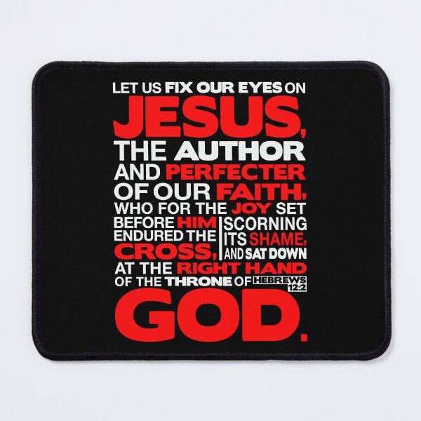 Item preview, Hebrews 12:2 Let Us Fix Our Eyes On Jesus designed and sold by plushism.